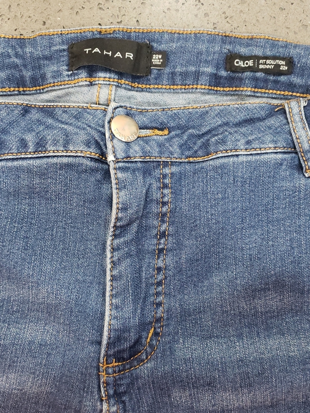 TAHARI Jeans 22W Chloe Fit Solution Skinny Great For Boots!!! - Picture 3 of 8